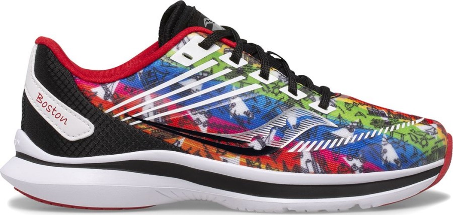 Iso Lasten Boston Kinvara 12 Tennarit Rainbow Saucony