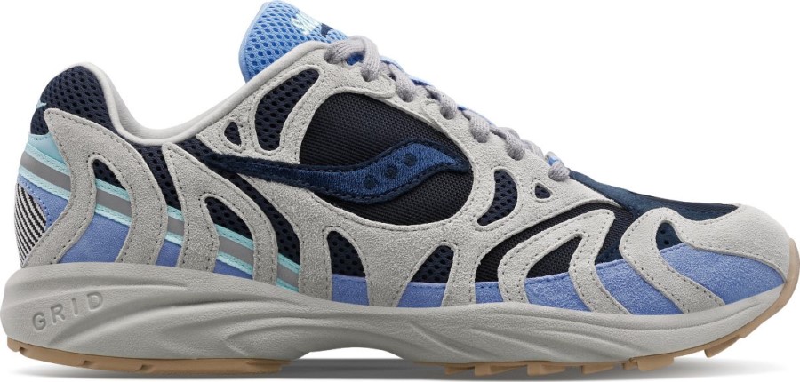 Grid Azura 2000 Harmaa-tummansininen Saucony