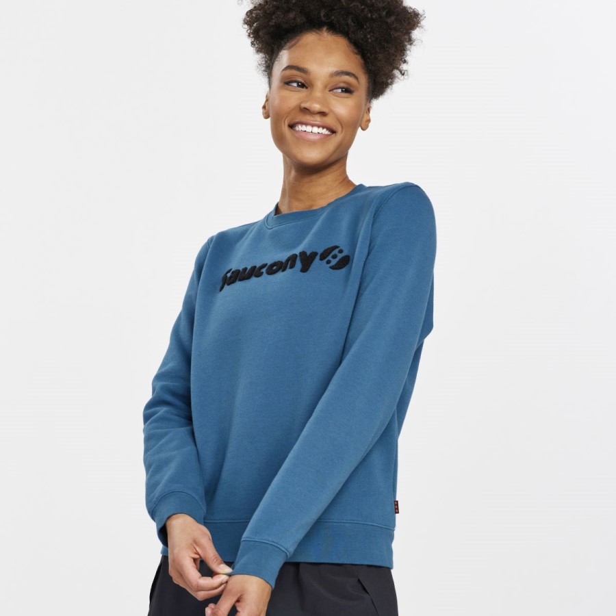 Levännyt Crewneck Nightshade Saucony
