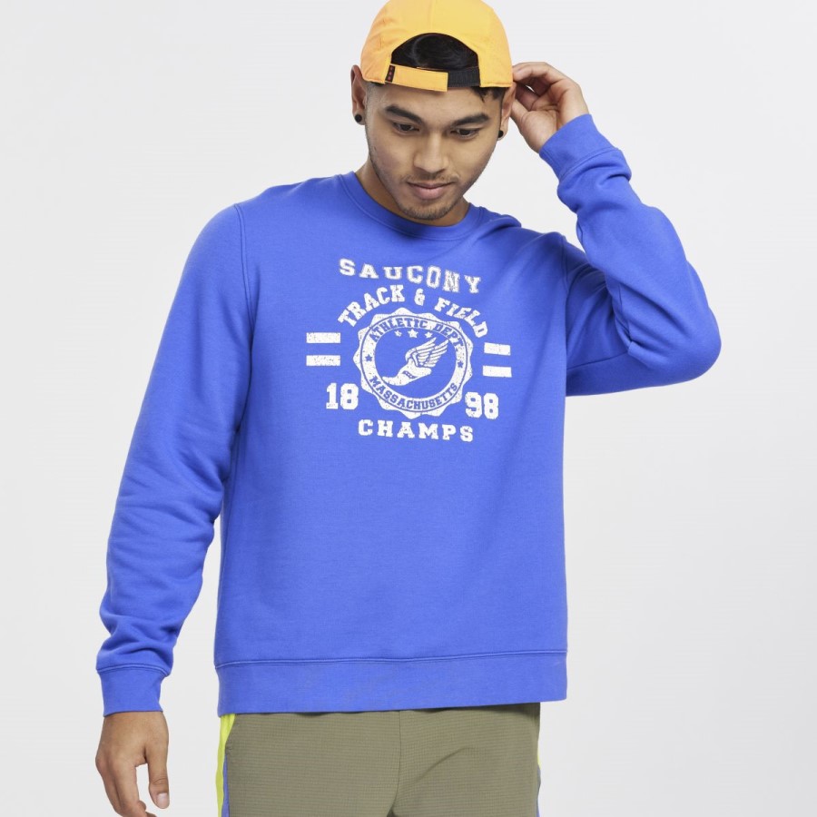 Herkullinen Sininen Raz Levännyt Crewneck