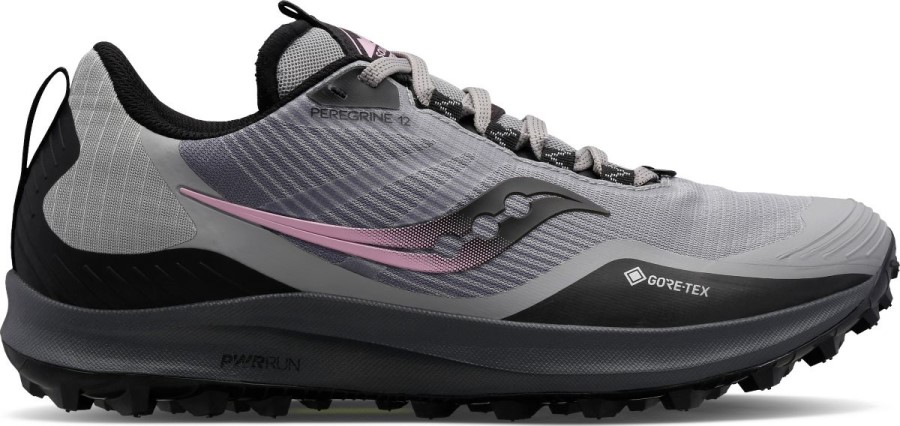 Naisten Peregrine 12 Gtx Metalliseos-kvartsi Saucony